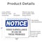 Signmission Video Surveillance In Use On These Premises OSHA Notice Sign, Aluminum, 10in W x 7in L, 2PK OS-2PACK-NS-A-710-L-16812 - alternate 4